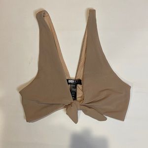 Beach Riot Dallas Ribbed Bikini Top Size M